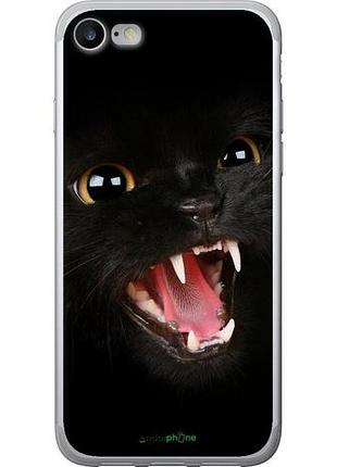 Чехол на iphone se 2022 чёрная кошка "932u-3737-10746"