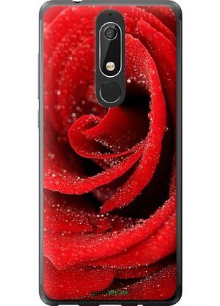 Чохол на nokia 5.1 червона троянда "529u-1529-10746"