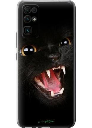Чехол на huawei honor 30 чёрная кошка "932u-1921-10746"