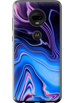Чехол на motorola moto g7 узор воды "4491u-1614-10746"