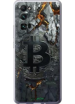 Чехол на huawei honor 30 pro раскаленный биткойн "6091u-1920-10746"
