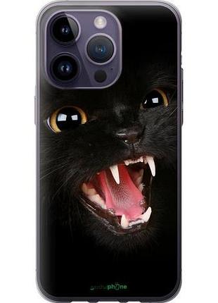 Чехол на iphone 14 pro max чёрная кошка "932u-2667-10746"