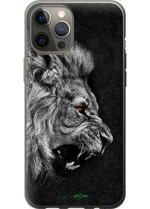Чехол на iphone 12 pro max лев "1080u-2054-10746"