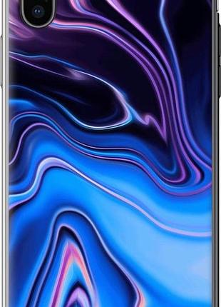 Чехол на iphone x узор воды "4491u-1050-10746"