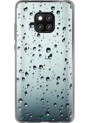 Чехол на huawei mate 20 pro стекло в каплях "848u-1567-10746"