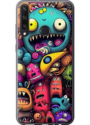 Чехол на huawei y6p cмешные монстры "5549u-1952-10746"