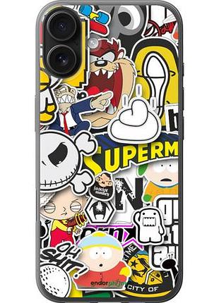 Чехол на iphone 16 plus popular logos "4023u-3714-10746"