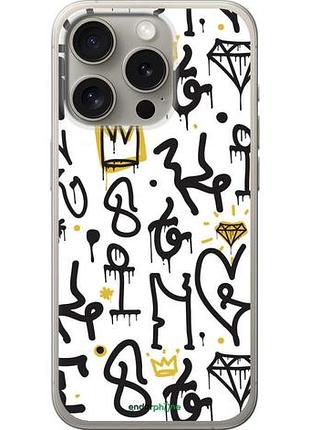 Чехол на iphone 15 pro graffiti art "4355u-3096-10746"