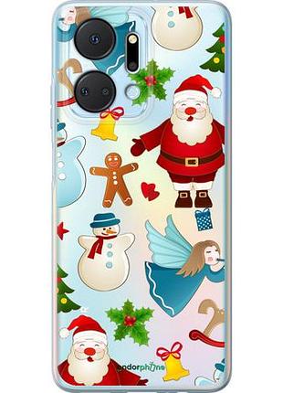 Чехол на huawei honor x7a новогодний 1 "4614u-2981-10746"