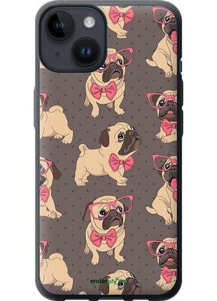 Чехол на iphone 14 мопсики 2 "4362u-2648-10746"