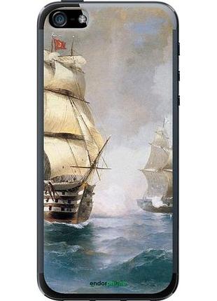 Чехол на iphone 5 айвазовский. корабли "160u-18-10746"