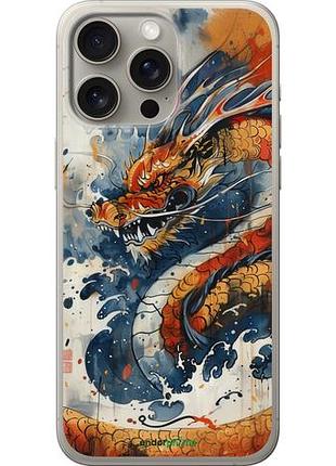 Чехол на iphone 15 pro max ярость дракона "6112u-3098-10746"