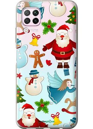 Чехол на huawei nova 6se новогодний 1 "4614u-1823-10746"