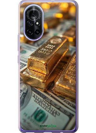 Чехол на huawei nova 8 слитки и доллары "6105u-2245-10746"