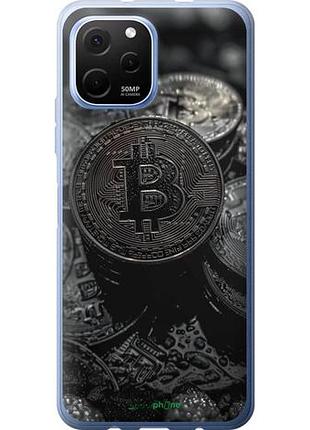 Чехол на huawei nova y61 black bitcoin "6090u-2983-10746"