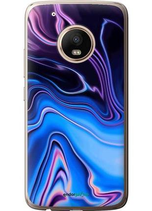 Чехол на motorola moto g5 plus узор воды "4491u-1038-10746"
