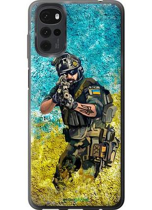Чехол на motorola g22 воин зсу "5311u-2681-10746"