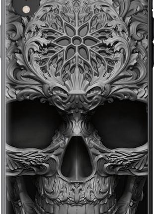 Чехол на iphone xr skull-ornament "4101u-1560-10746"