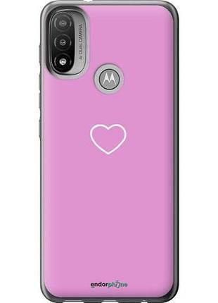 Чохол на motorola e20 серце 2 "4863u-2509-10746"