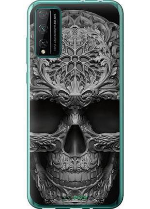 Чехол на huawei honor play 4t pro skull-ornament "4101u-1914-10746"