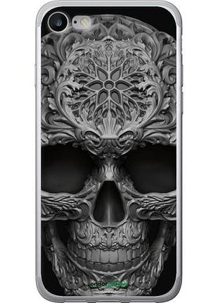 Чехол на iphone se 2022 skull-ornament "4101u-3737-10746"