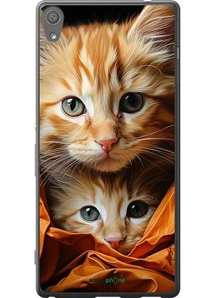 Чехол на sony xperia xa ultra dual f3212 котики 2 "5664u-391-10746"