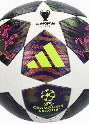 М'яч футбольний напівпрофесійний adidas ucl 2026 budapest competition jx9096 (розмір 5)