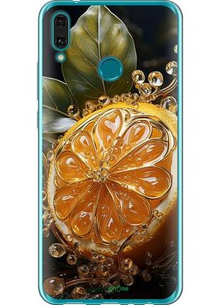 Чехол на huawei y9 2019 лимон "5647u-1602-10746"