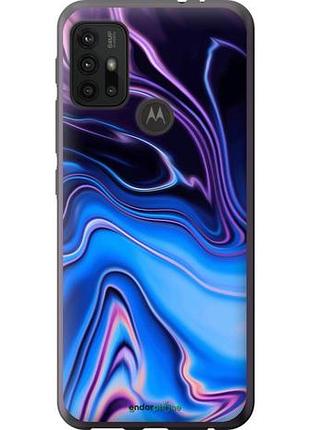 Чехол на motorola moto g20 узор воды "4491u-2461-10746"