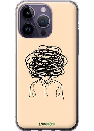 Чехол на iphone 14 pro max мысли "4568u-2667-10746"