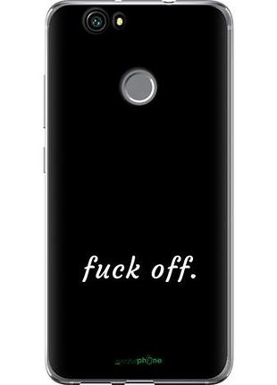 Чехол на huawei nova fuck off "4731u-439-10746"