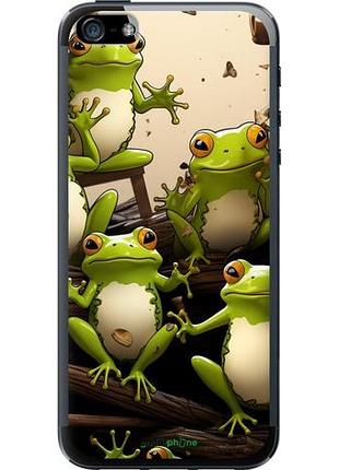 Чехол на iphone 5s жабки "5656u-21-10746"