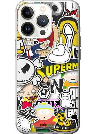 Чехол на iphone 13 pro popular logos "4023u-2372-10746"