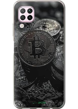 Чехол на huawei p40 lite black bitcoin "6090u-1887-10746"