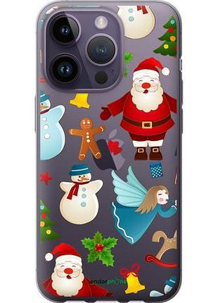 Чехол на iphone 14 pro новогодний 1 "4614u-2646-10746"
