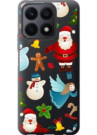 Чехол на huawei honor x8a новогодний 1 "4614u-2963-10746"