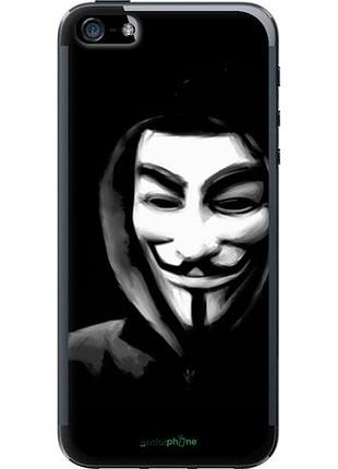 Чехол на iphone 5s анонимус "832u-21-10746"