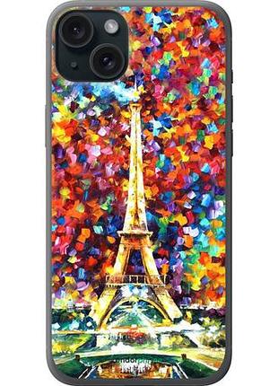 Чехол на iphone 15 plus париж "830u-3097-10746"