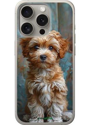 Чехол на iphone 15 pro щенок мальтипу "6157u-3096-10746"