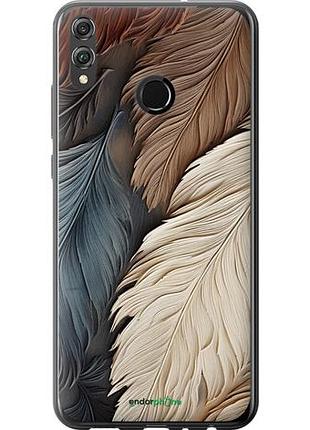 Чехол на huawei honor 8x листья в стиле бохо "5643u-1596-10746"