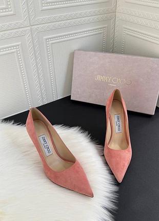 Жіночі замшеві туфлі jimmy choo