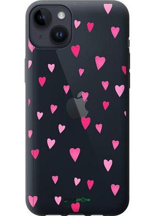 Чехол на iphone 14 plus сердечки 2 "4763u-2645-10746"