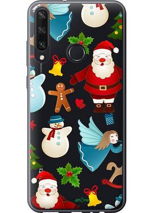Чехол на huawei y6p новогодний 1 "4614u-1952-10746"