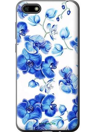 Чохол на huawei y5 2018 блакитні орхідеї "4406u-1500-10746"