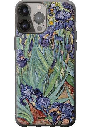 Чехол на iphone 13 pro max винсент ван гог. ирисы "161u-2371-10746"