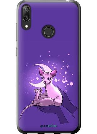 Чехол на huawei y7 2019 кот2 "4676u-1638-10746"