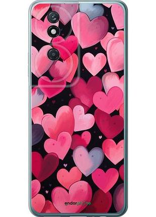 Чехол на huawei honor play 50 plus сердечки 4 "5662u-3399-10746"