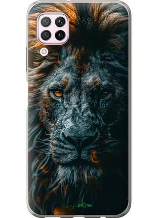 Чехол на huawei p40 lite лев в сумерках "6154u-1887-10746"