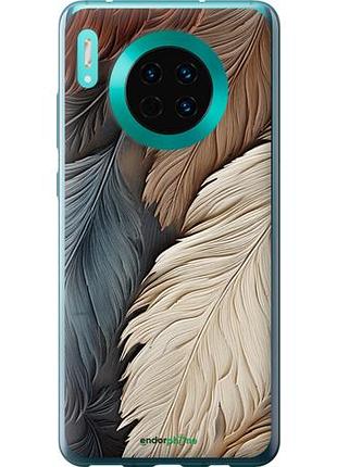 Чехол на huawei mate 30 листья в стиле бохо "5643u-1773-10746"