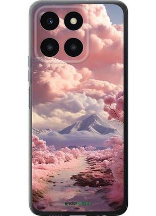 Чехол на huawei honor x6a розовые облака "5660u-3340-10746"